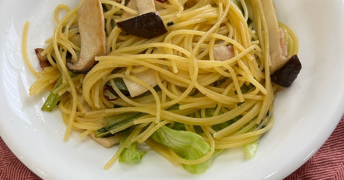 主婦の平日簡単ペペロンチーノ 永谷園の松 by Tom cook