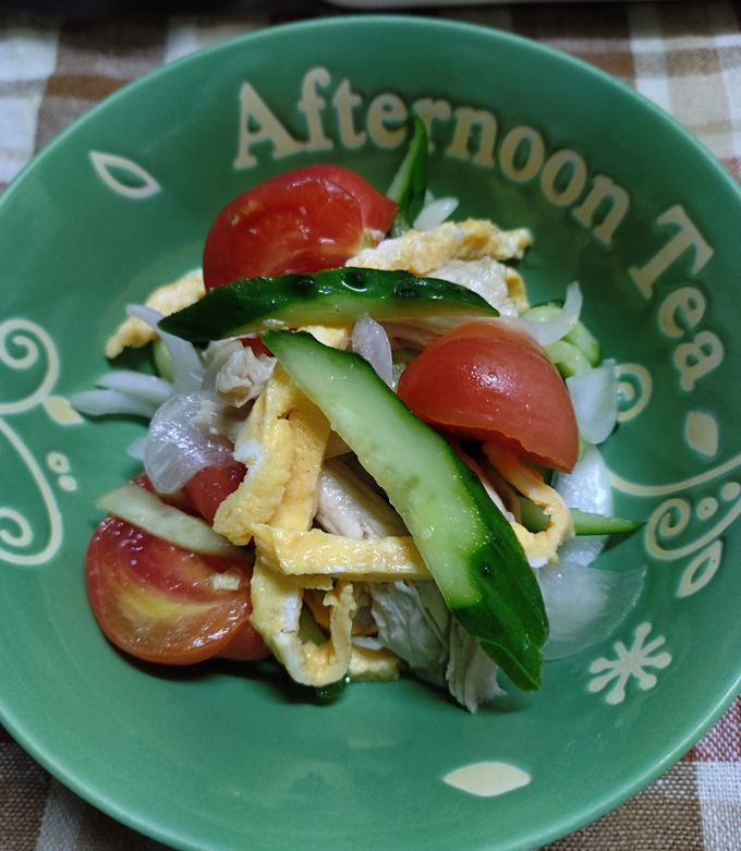 簡単！夏野菜にちょいプラスサラダ-レシピのメイン写真