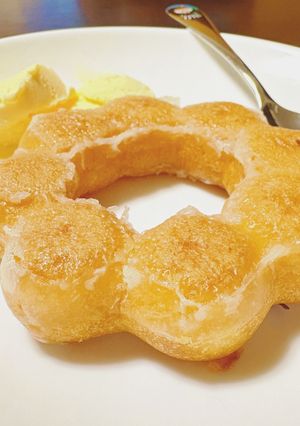 焼きポンデリング バニラアイス添え-レシピのメイン写真