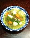 ワン鍋牛肉と野菜のスープ水で煮るだけ簡単