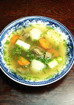 ワン鍋牛肉と野菜のスープ水で煮るだけ簡単-レシピのメイン写真
