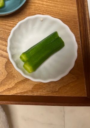 オクラの塩茹で-レシピのメイン写真