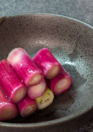 シャキシャキ食感！赤ねぎの甘酢漬け-レシピのメイン写真