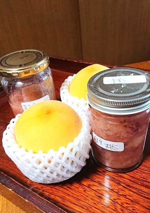 旬の桃で桃ジャム-レシピのメイン写真
