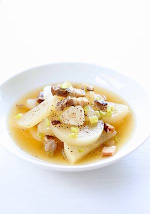 洋風煮物【大根とベーコンのコンソメ煮】-レシピのメイン写真