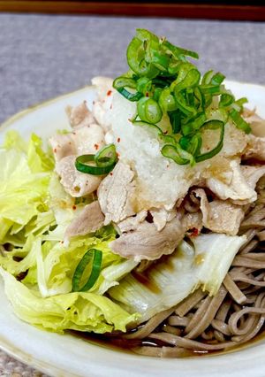 肉をさっぱり食べる、豚しゃぶ冷やしそば-レシピのメイン写真