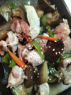 †甘辛鶏肉†苦手野菜を中華風で克服簡単†-レシピのメイン写真