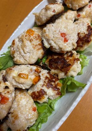 鶏むね肉の塩麹カラフルナゲット-レシピのメイン写真