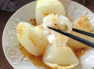 5分副菜☆丸ごと新玉ねぎのレンジ蒸し。-レシピのメイン写真