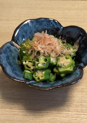 レンジで簡単！オクラのだし醤油和え-レシピのメイン写真