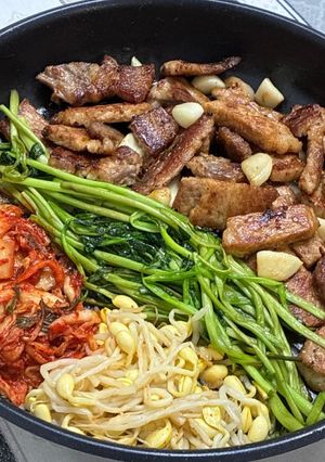 韓国で話題のミナリサムギョプサル！-レシピのメイン写真