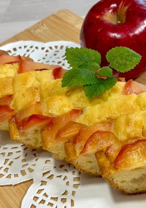 HMで作る！紅玉りんごの♡パウンドケーキ♪-レシピのメイン写真