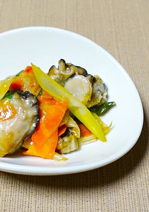 牡蠣と白葱のパパッと炒め-レシピのメイン写真