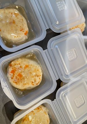 離乳食中期〜鶏胸ひき肉のお豆腐バーグ-レシピのメイン写真