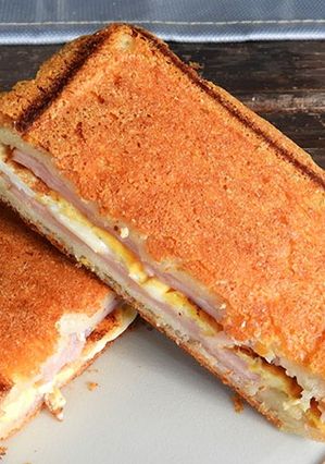 カリカリチーズのホットサンド-レシピのメイン写真