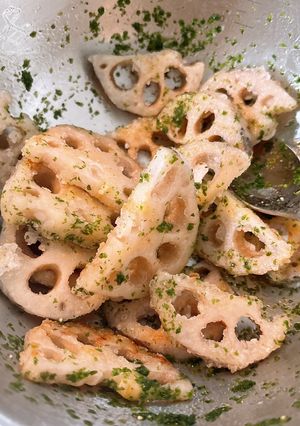レンコン青のり-レシピのメイン写真