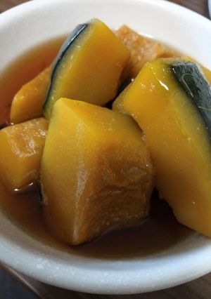 つるなしかぼちゃやっこ！！ついに食べるよ！煮-レシピのメイン写真