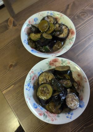 茄子とズッキーニの和風含め煮-レシピのメイン写真