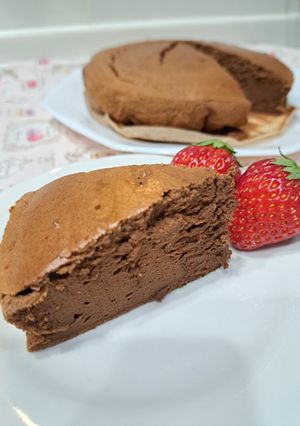 ヨーグルトで濃厚米粉のガトーショコラ♡-レシピのメイン写真