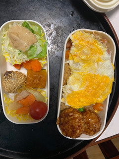 レンジオイクリームレモン味オムライス弁当-レシピのメイン写真