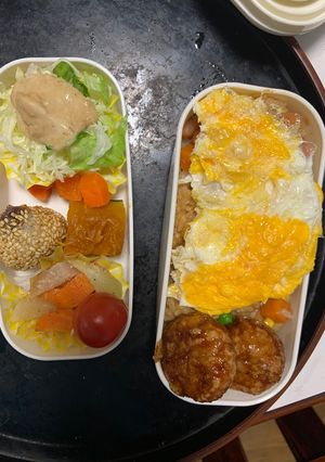 レンジオイクリームレモン味オムライス弁当-レシピのメイン写真