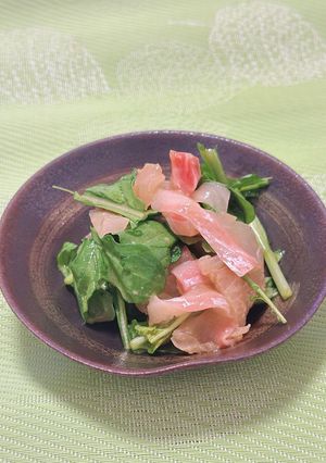 鯛とルッコラのカルパッチョ風-レシピのメイン写真