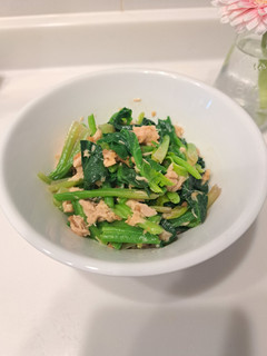 ほうれん草とツナの醤油麹和え-レシピのメイン写真