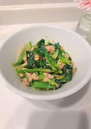 ほうれん草とツナの醤油麹和え-レシピのメイン写真