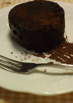 レンジで簡単!マグカップココアケーキ-レシピのメイン写真