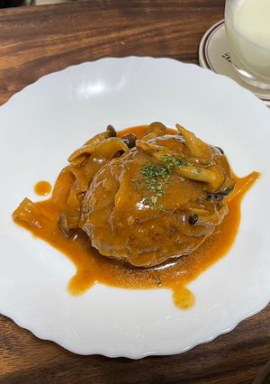 煮込みハンバーグ-レシピのメイン写真