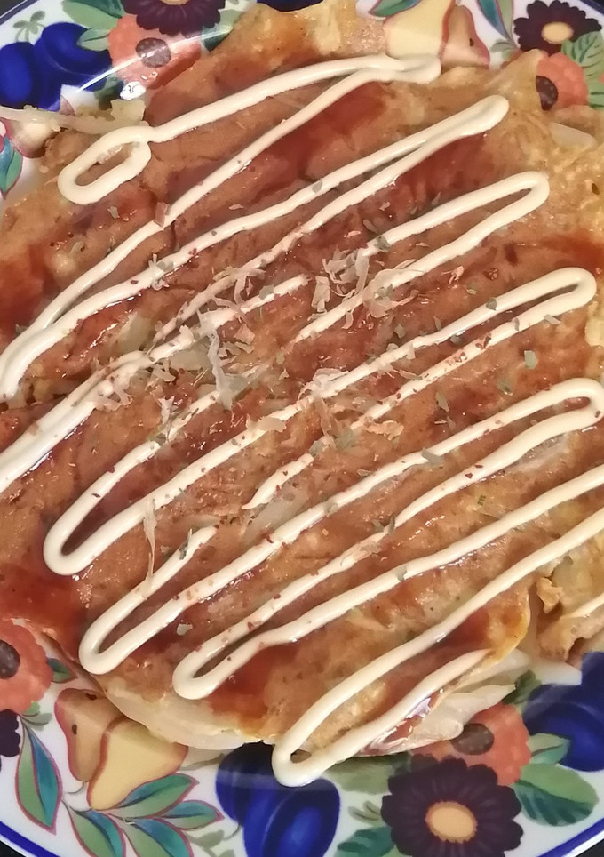 お好み焼き風の、もやし焼き-レシピのメイン写真