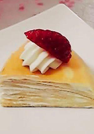 ホットケーキミックスで簡単ミルクレープ-レシピのメイン写真