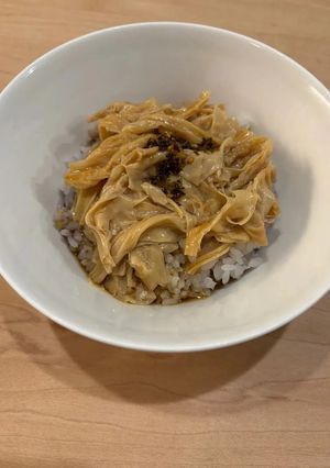 湯葉丼⭐︎レンジ2分⭐︎麺つゆ⭐︎乾燥湯葉-レシピのメイン写真