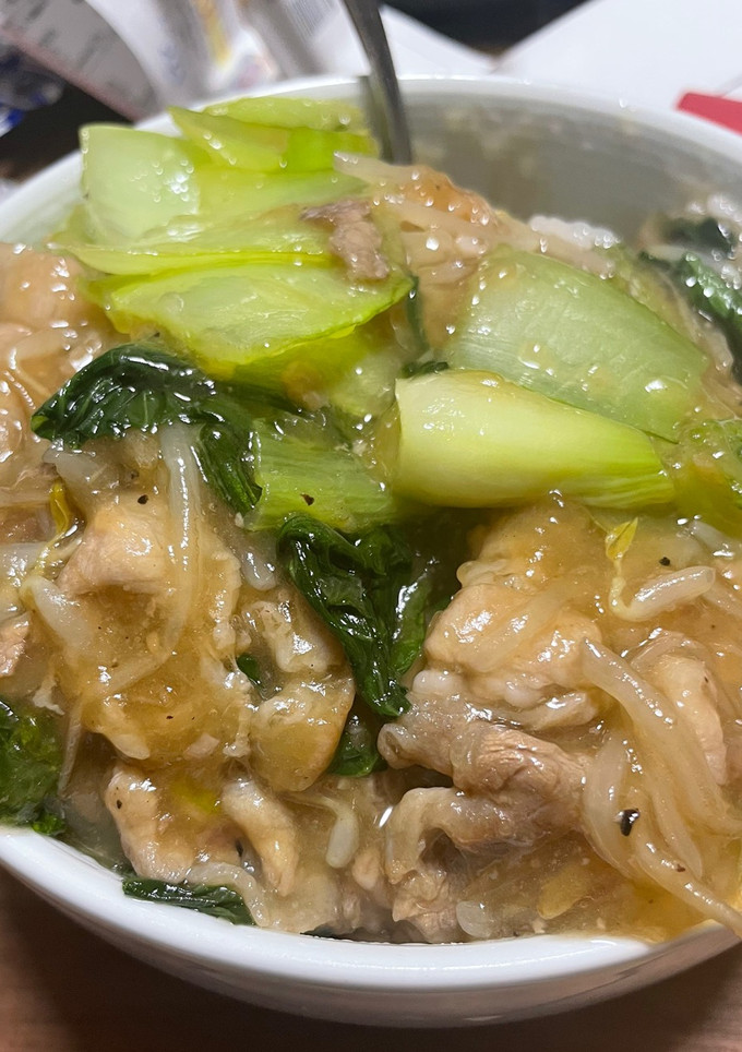 豚バラと青梗菜ともやしの中華うま煮-レシピのメイン写真