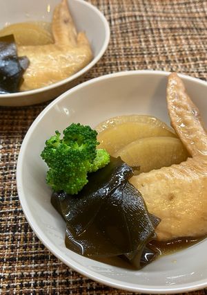 鶏手羽と大根、昆布の煮物-レシピのメイン写真