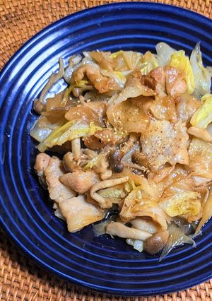 豚バラ肉と白菜のザーサイ炒め-レシピのメイン写真