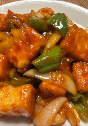 ご飯が進む!厚揚げの簡単ジューシー酢豚風-レシピのメイン写真