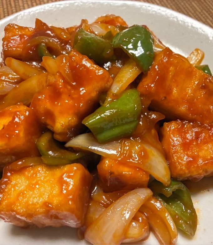 ご飯が進む！厚揚げの簡単ジューシー酢豚風-レシピのメイン写真