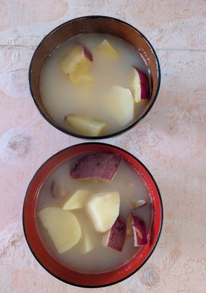簡単★じゃが芋と薩摩芋のスープ-レシピのメイン写真