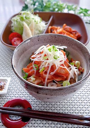 納豆をさらに美味しく★キムチ酢納豆-レシピのメイン写真