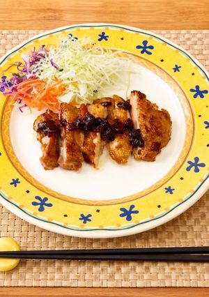 ナスキウイジャムを使った照り焼きチキン-レシピのメイン写真