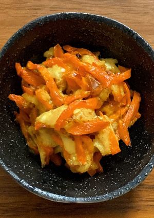 レンジでにんじんしりしり-レシピのメイン写真