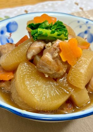 大根と鶏肉のうま煮♪-レシピのメイン写真