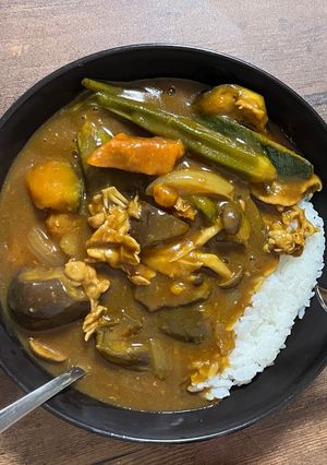 【簡単絶品】夏野菜のカレーライス-レシピのメイン写真