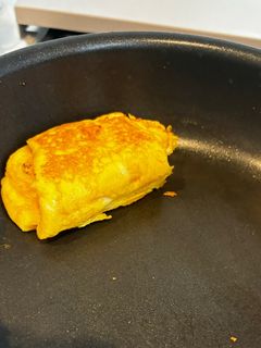 簡単5分!卵一個で!すぼら卵焼き-レシピのメイン写真