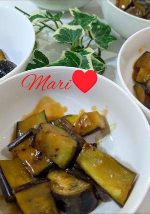 フライパンで簡単！長なすの味噌炒め-レシピのメイン写真