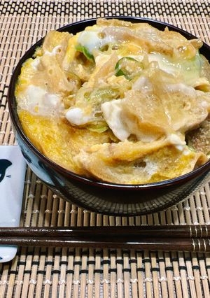 【レンジだけ】お麩のたまごとじ丼-レシピのメイン写真