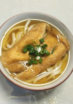 甘辛お揚げのきつねうどん-レシピのメイン写真