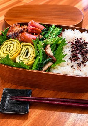 【お弁当に】のりとチーズのグルグル卵焼き-レシピのメイン写真