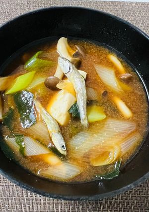食べる小魚のお味噌汁🐟-レシピのメイン写真